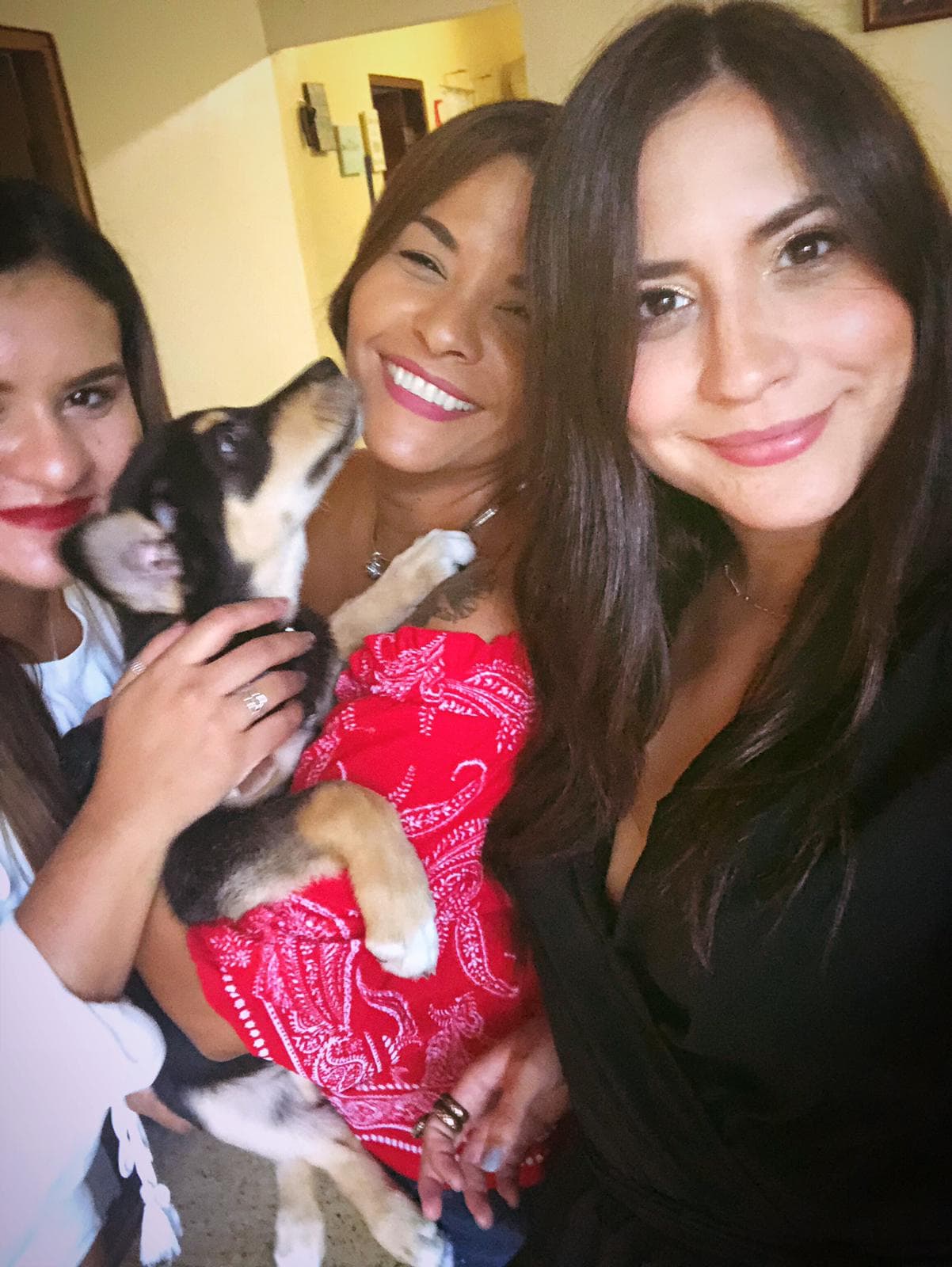 La reportera del tiempo Zamira Mendoza también está de celebración junto a su madre, hermana e #hijoperruno Mako.