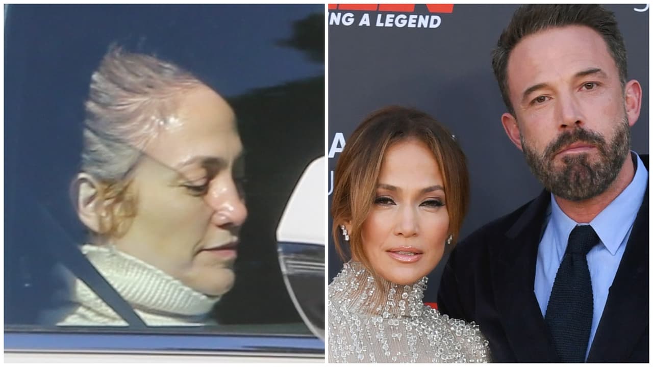 JLo olvida el glamour y se muestra de cara lavada al salir sin Ben Affleck