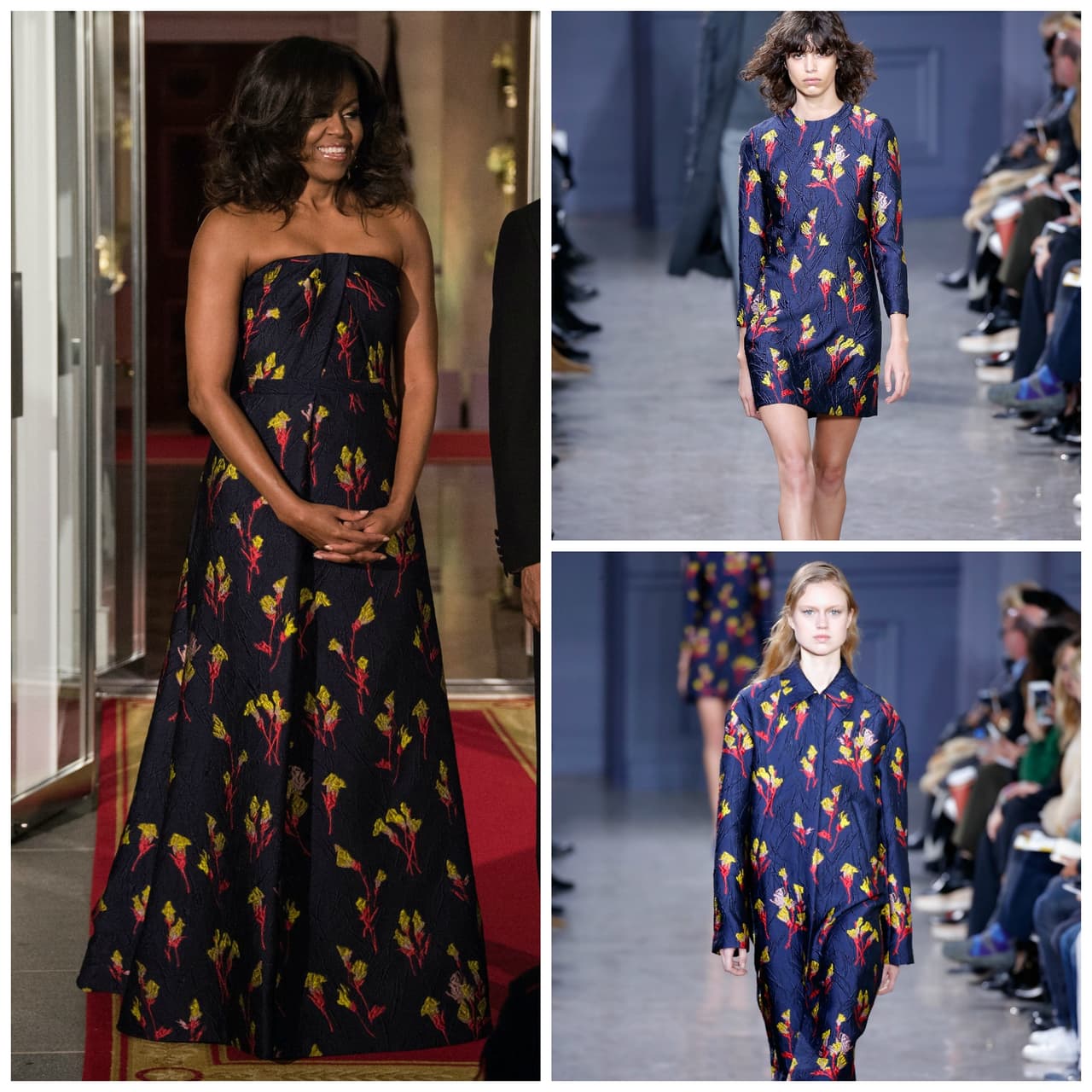 Michelle Obama rinde homenaje a Canada con su vestido de Jason Wu