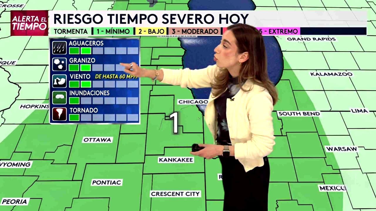 Pronóstico del tiempo hoy en Chicago: Tormentas fuertes para la tarde; el termómetro alcanzará 76 °F