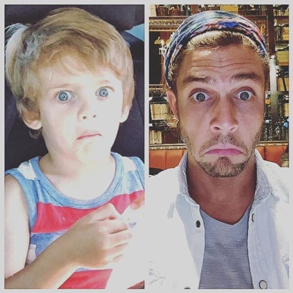 Horacio Pancheri tiene un hijo que vive en Argentina y al que visita cada vez que no tiene proyecto, pero cuando el argentino está ocupado, el pequeñín viaja a México para pasar unos días con él.