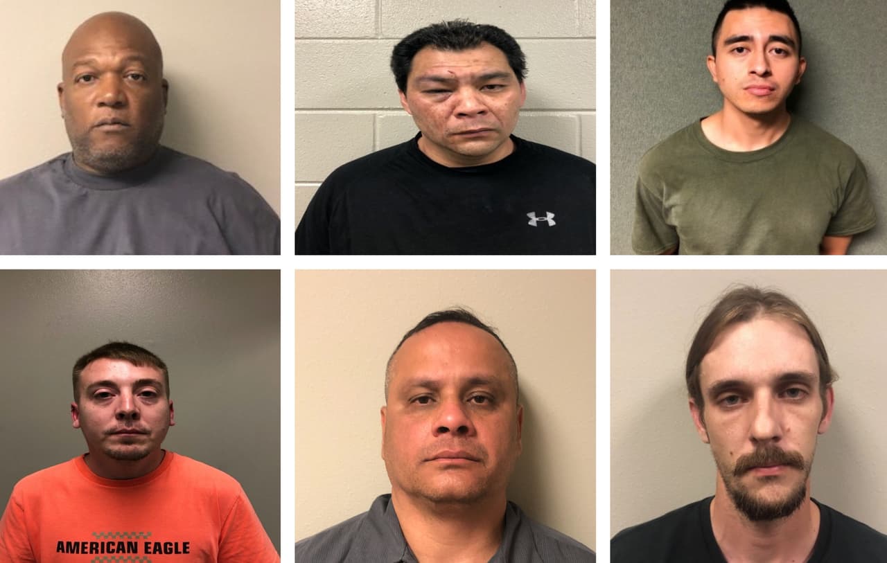 Autoridades arrestan a seis hombres por explotación infantil 