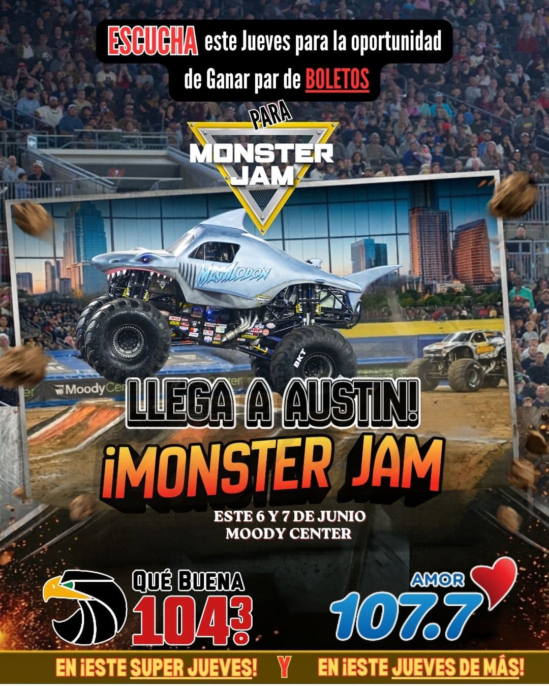 💥🚛 ¡MONSTER JAM LLEGA A AUSTIN! 🚛💥