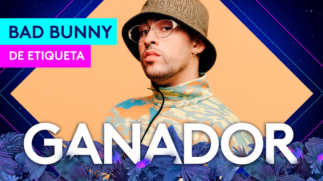 Bad Bunny está imparable, ganó su quinto premio en la categoría 'De Etiqueta'.