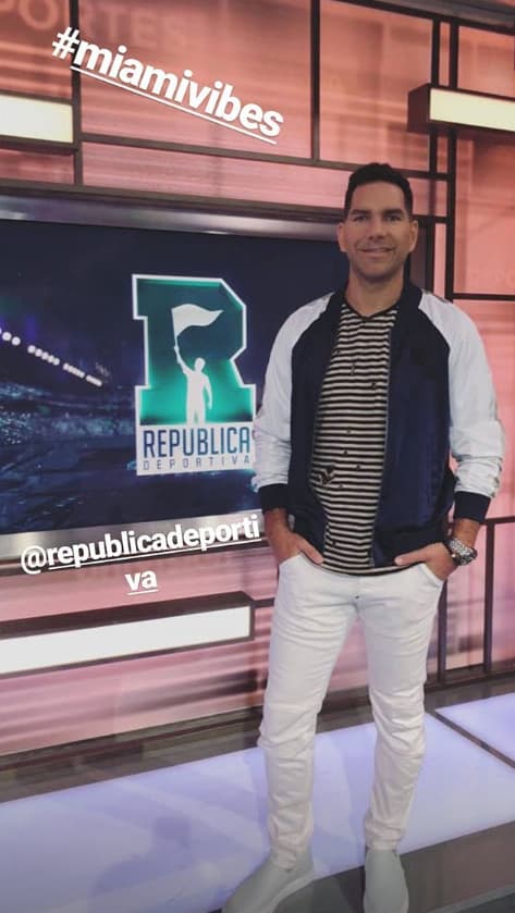 República Deportiva también fue otro de los programas que visitó.