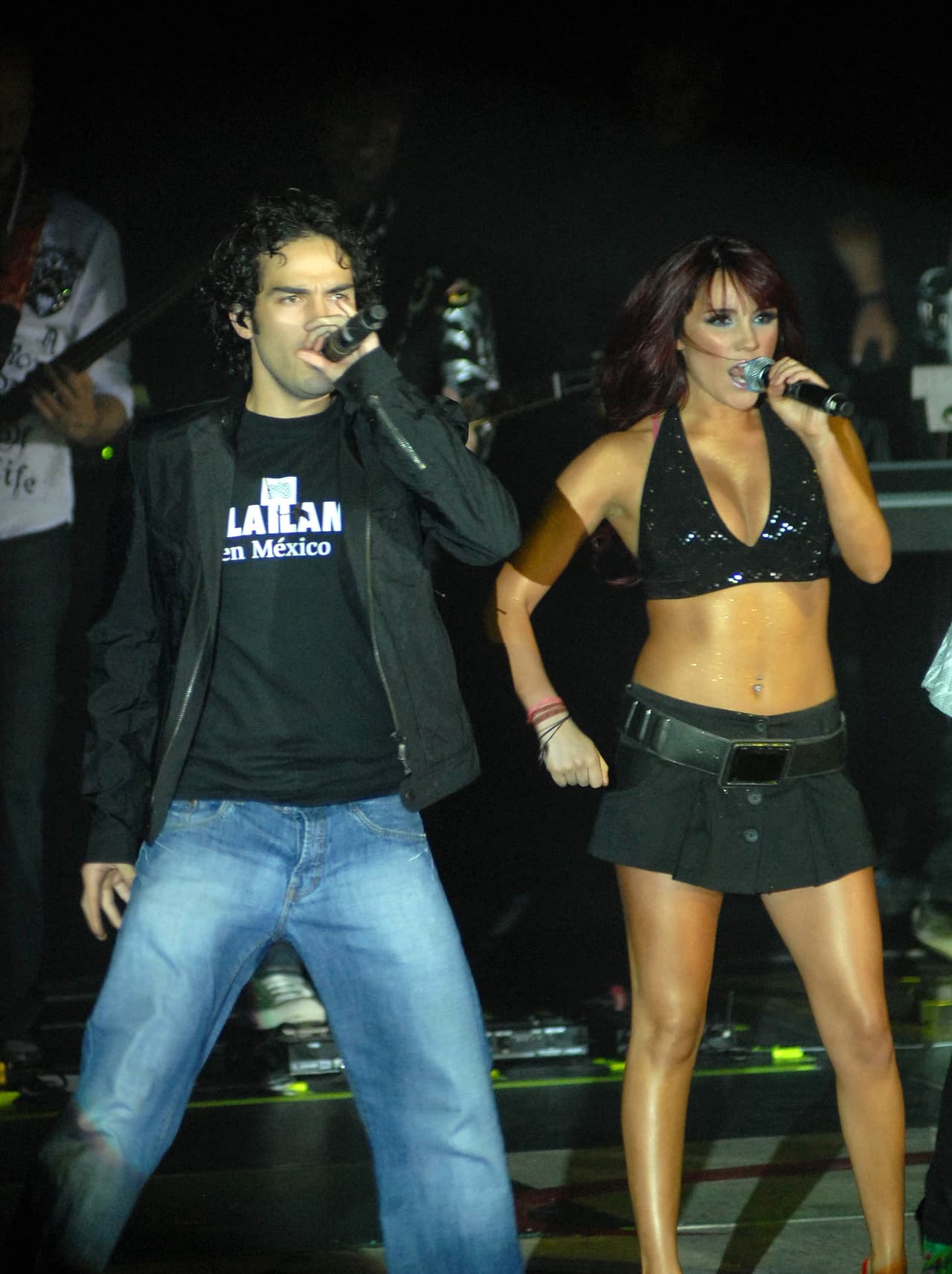 En la vida real su pareja era Dulce María y juntos hacian vibrar el escenario.