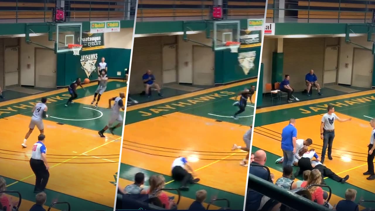 Basquetbolista que también es bombero salva la vida a árbitro que tuvo infarto en pleno juego