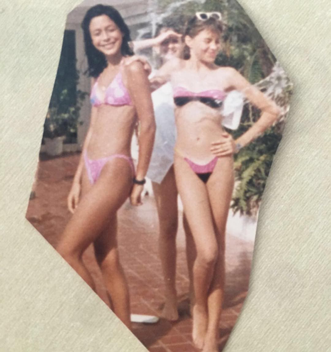 La colombiana siempre ha sido muy bella. Esta foto es de cuando era una nena de 13 añitos.