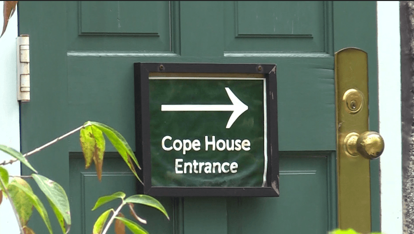 El hallazgo se produjo en la parte posterior del Cope House.