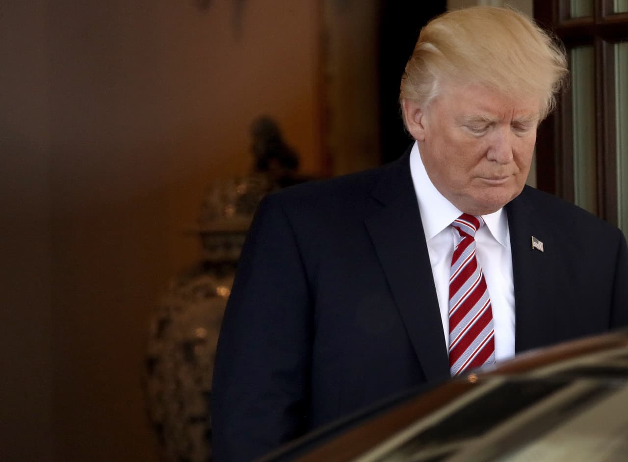 El día en el que muchos esperaban oir de Trump, el presidente calla