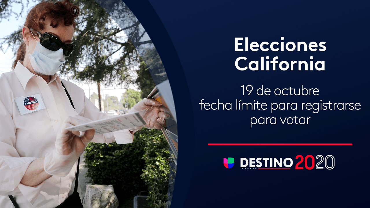 ¿Vas a votar en noviembre? Esta es la fecha límite para registrarse en California