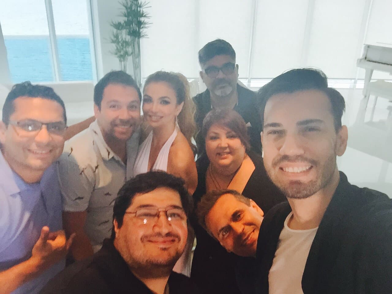 No podía faltar la clásica 'selfie', así que digan 'chesse'.