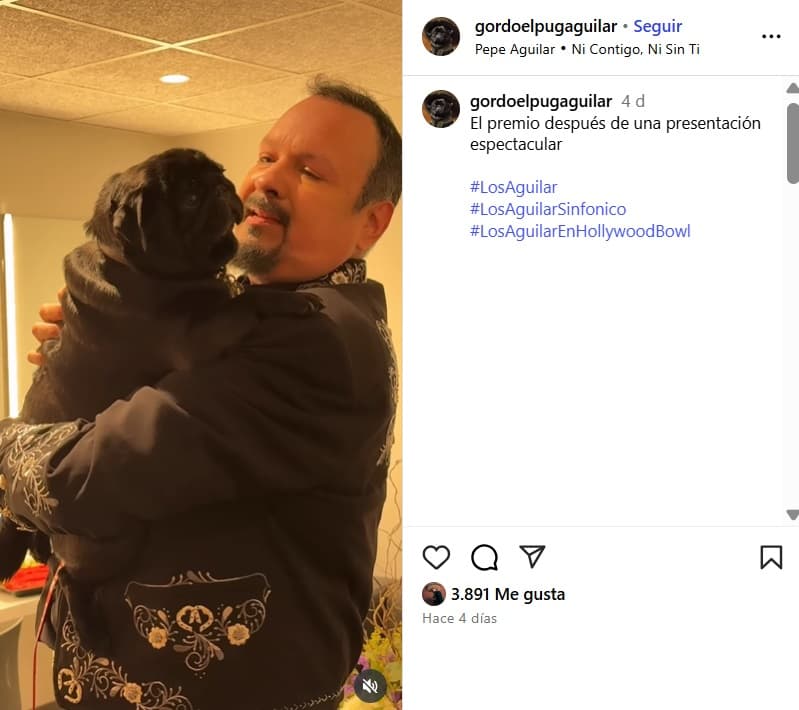 Pepe Aguilar con el Gordo.