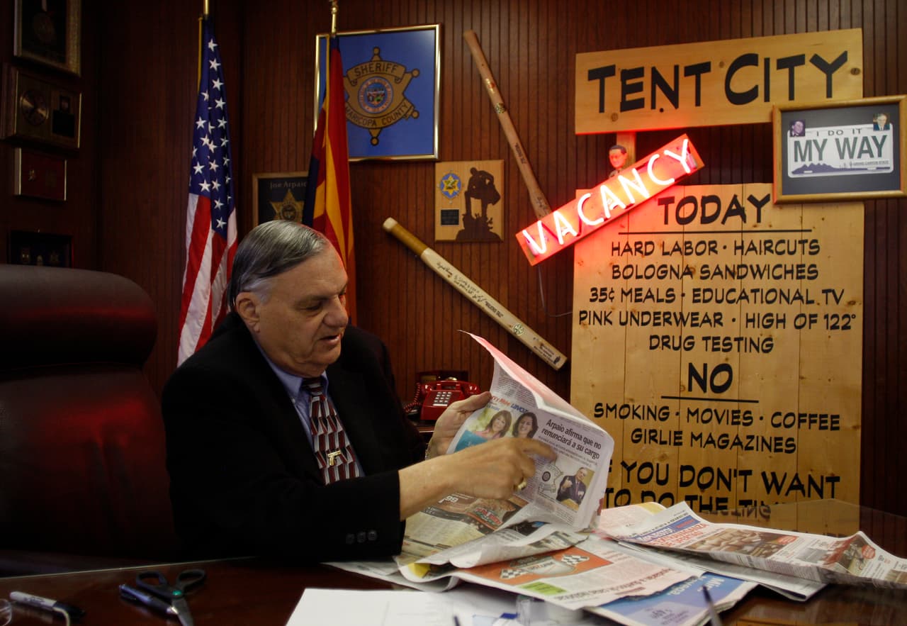 El sheriff fue cuestionado por activistas por su busca de protagonismo mediático