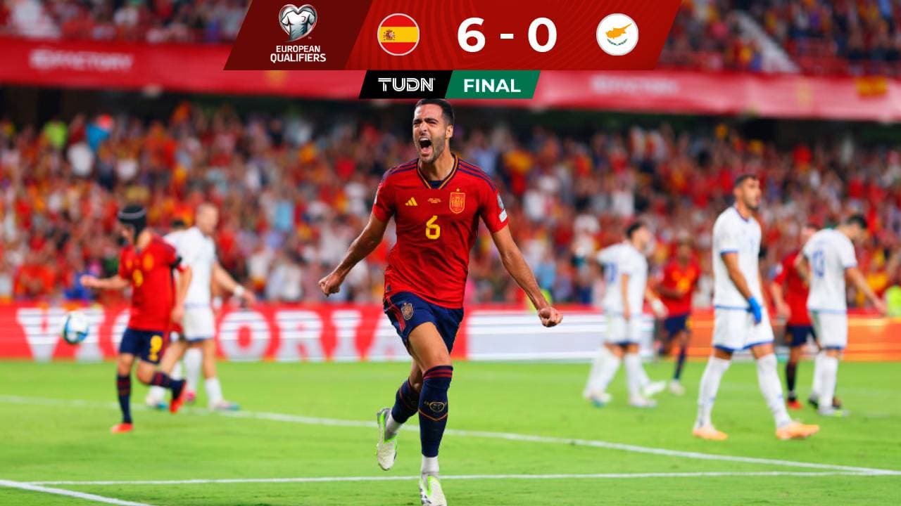 ¡Goleada! España le pasa por encima a Chipre en el Grupo A