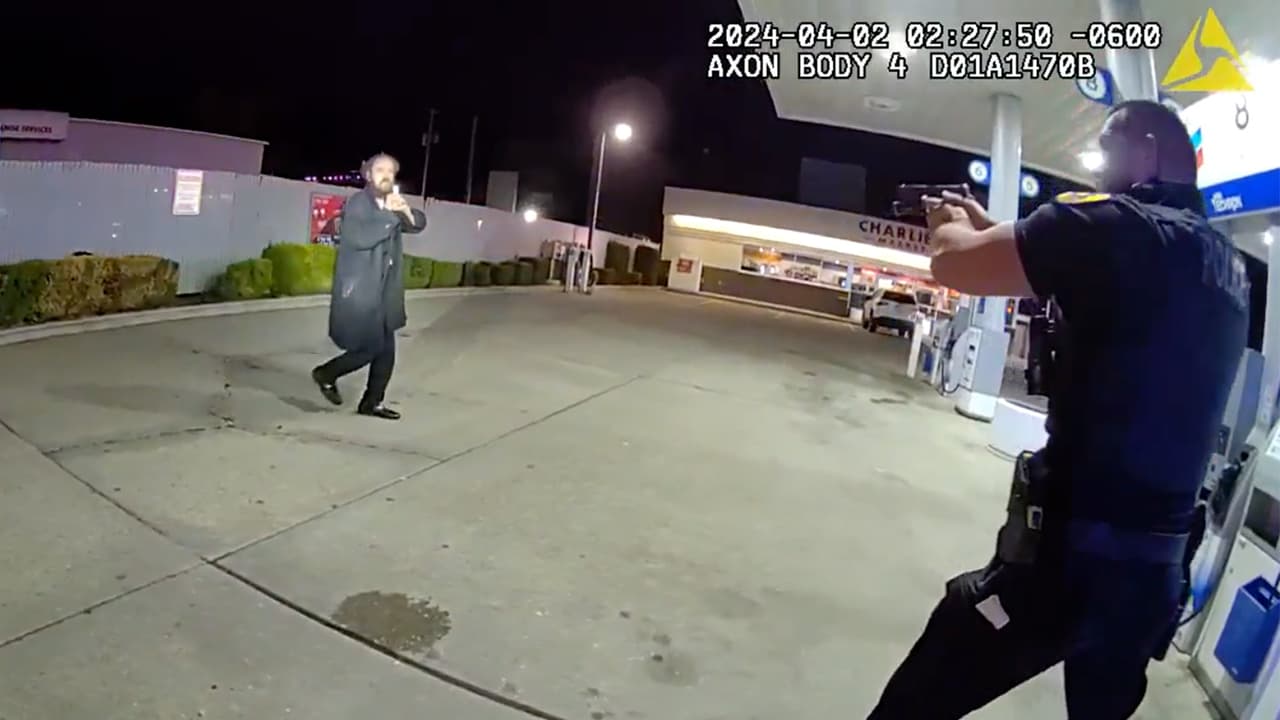 Revelan video de oficiales de policía disparando contra sujeto que portaba un cuchillo