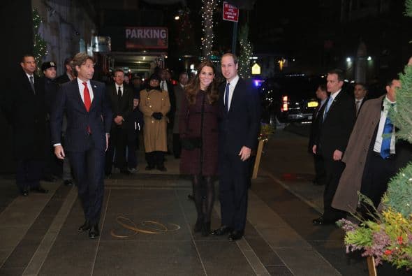 William y Kate arribaron la noche del domingo a la Gran Manzana.