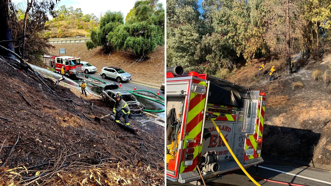 Sofocan incendios cerca de carreteras en Oakland: esto se sabe de los incidentes