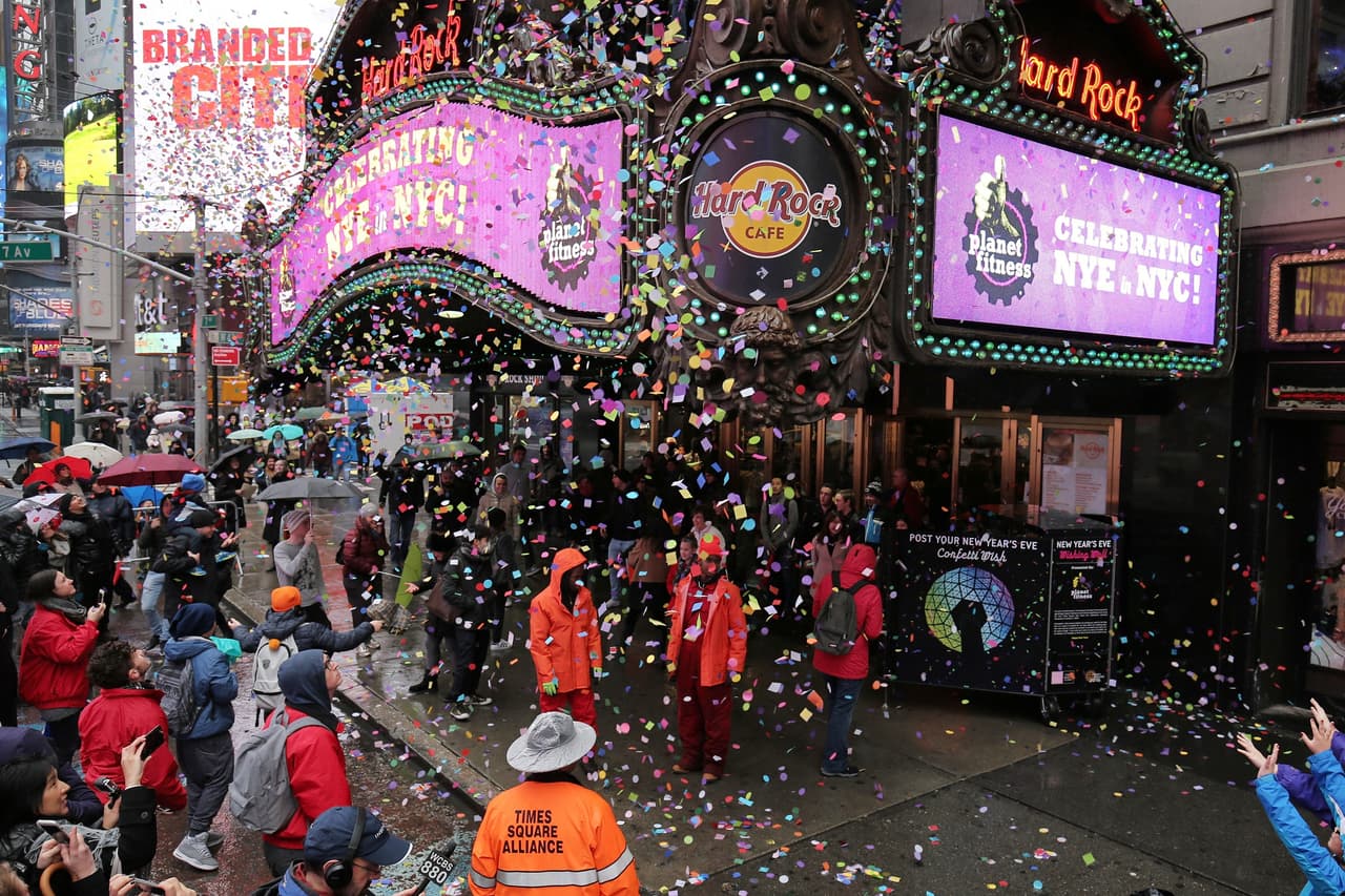 Así se recibirá el Año Nuevo en Manhattan.