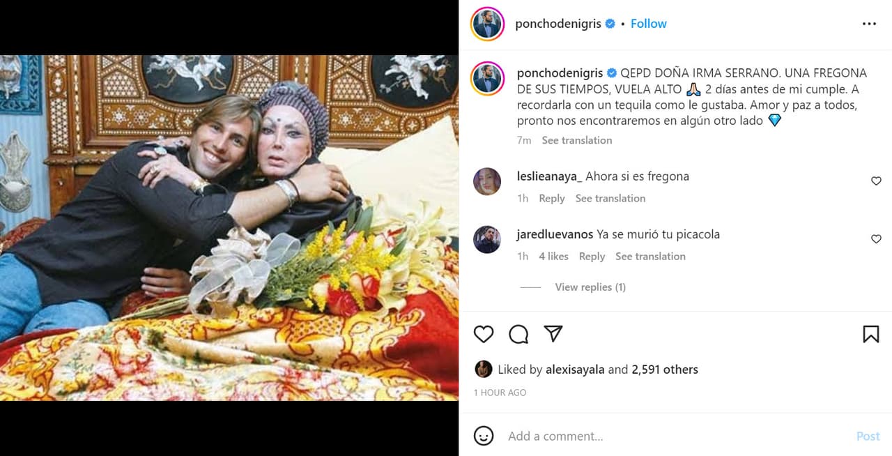 Poncho De Nigris se despidio de 'La Tigresa'