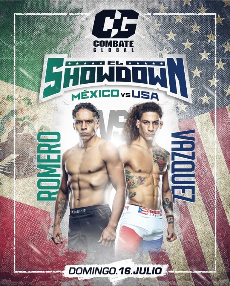 Combate Global anuncia cartelera "El Showdown": México vs. Estados Unidos