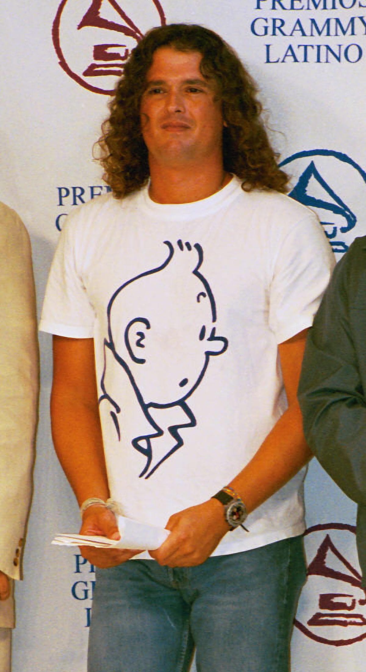 Así lucía el cabello en el año 2000 durante la primera edición de Latin GRAMMY.