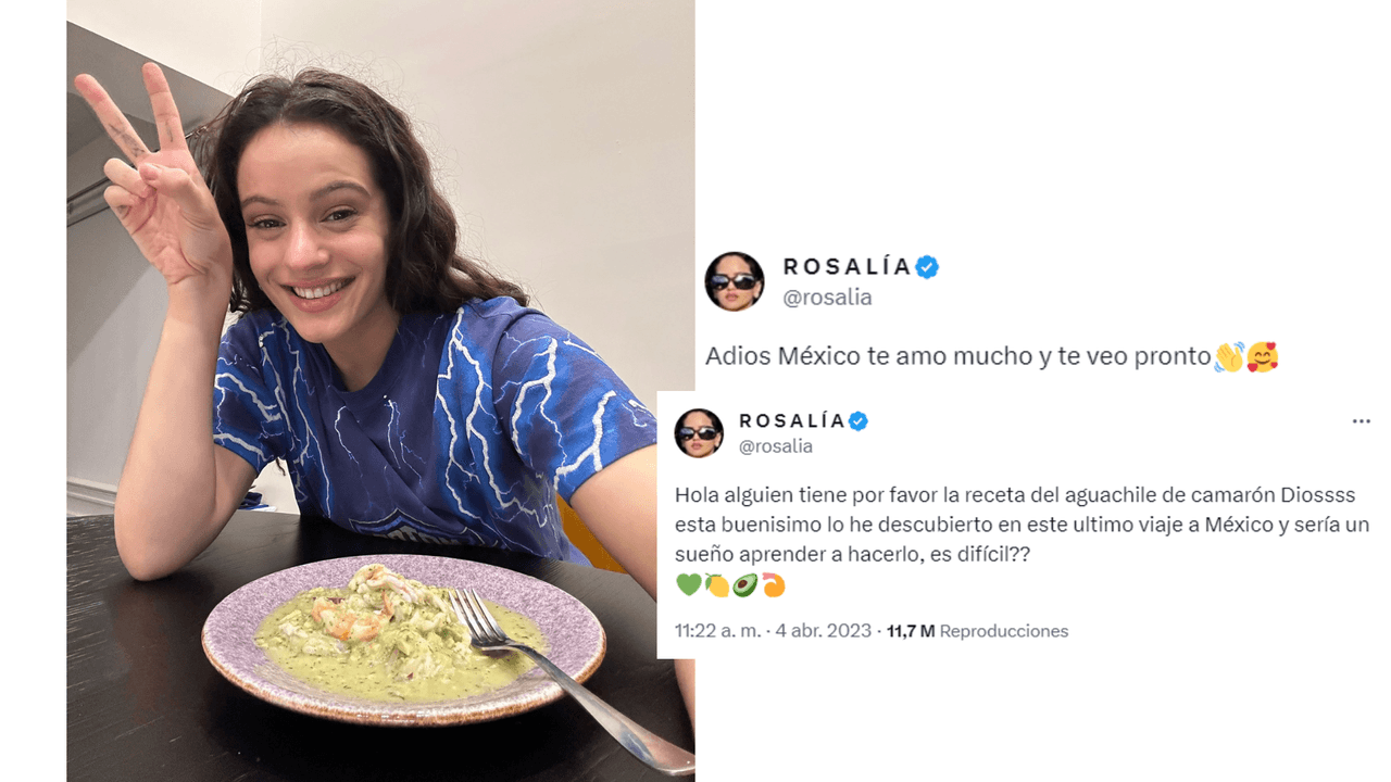 Rosalía es fan de México y su comida