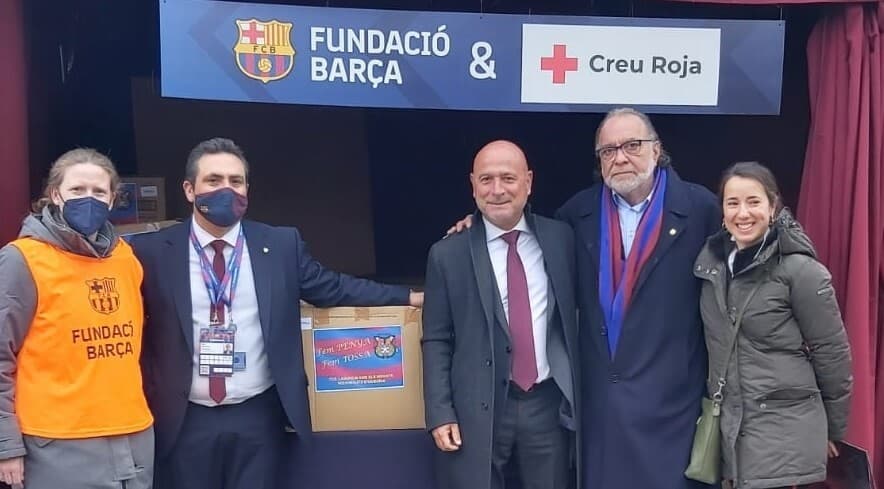 Barcelona recauda más de 17,000 kilos de alimentos para niños ucranianos