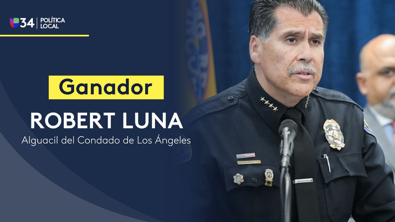 Robert Luna gana la contienda del Alguacil del condado de Los Ángeles