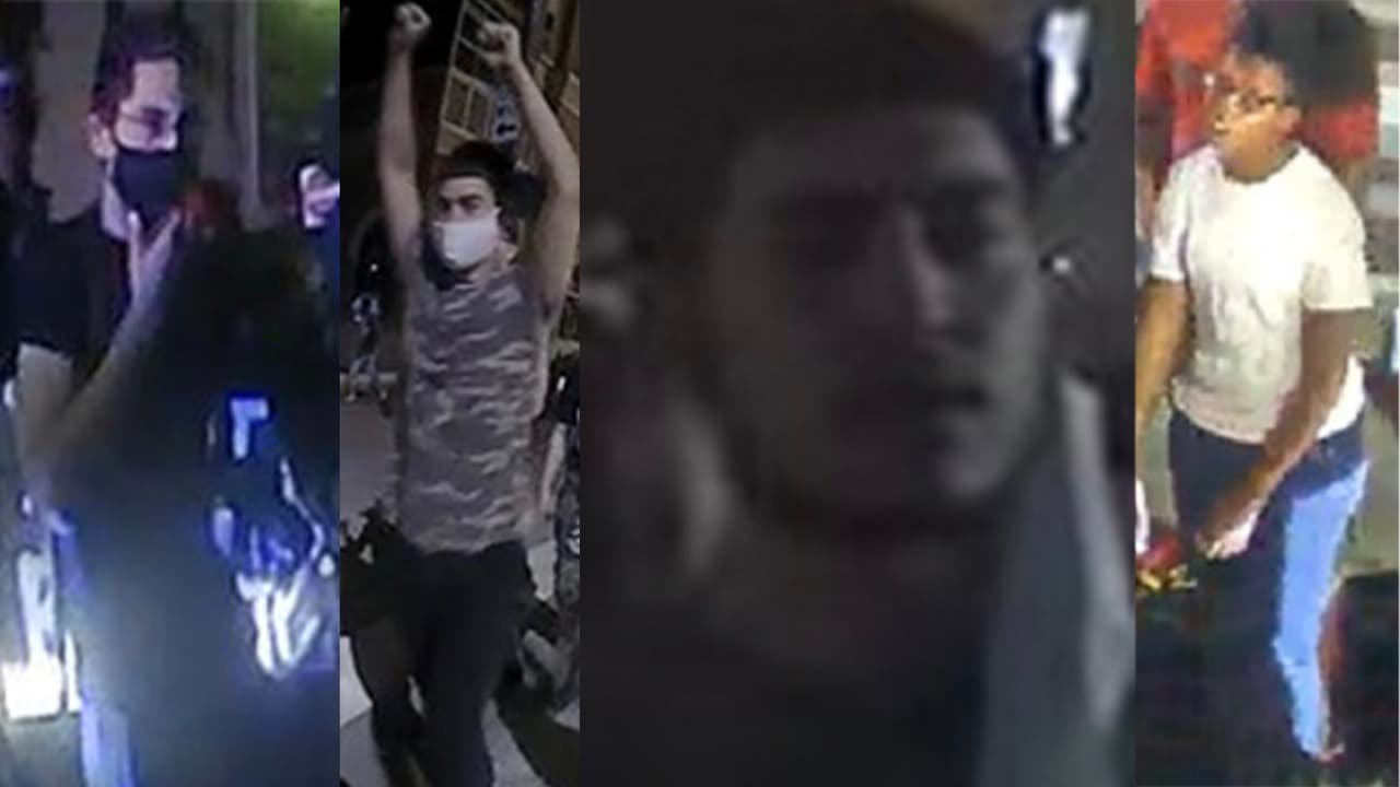 Buscan a manifestantes acusados de lesionar a oficiales de la policía de Houston