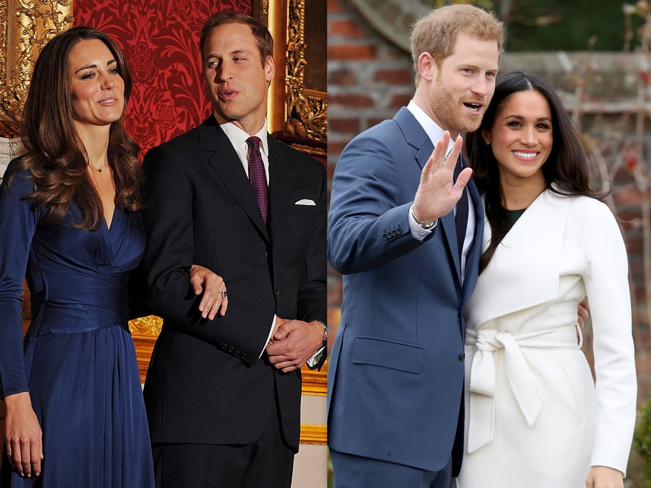 Ambos anuncios se hicieron cerca de la fecha en que la reina Isabel II segunda se casó.