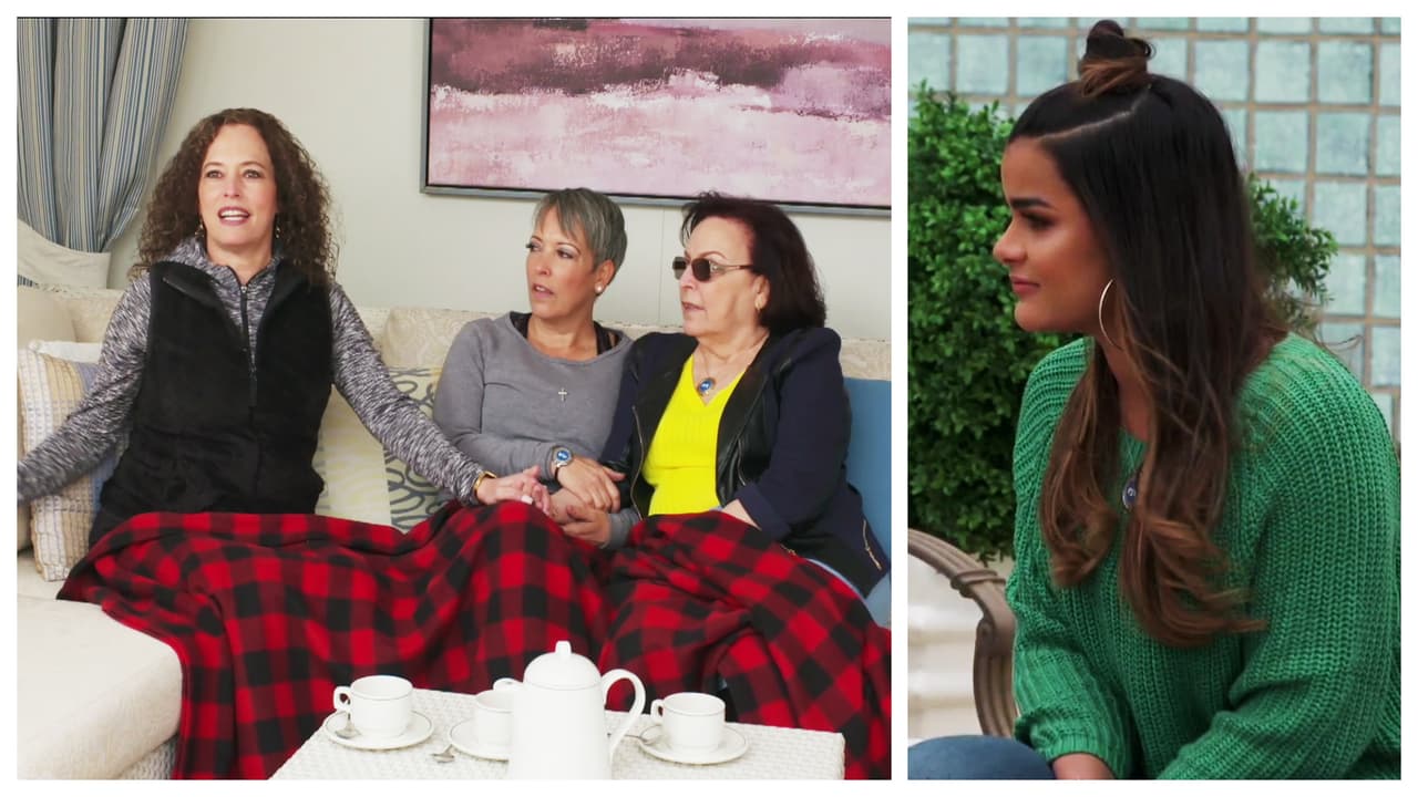 Clarissa Molina fue cómplice en este emotivo encuentro entre madre e hijas
