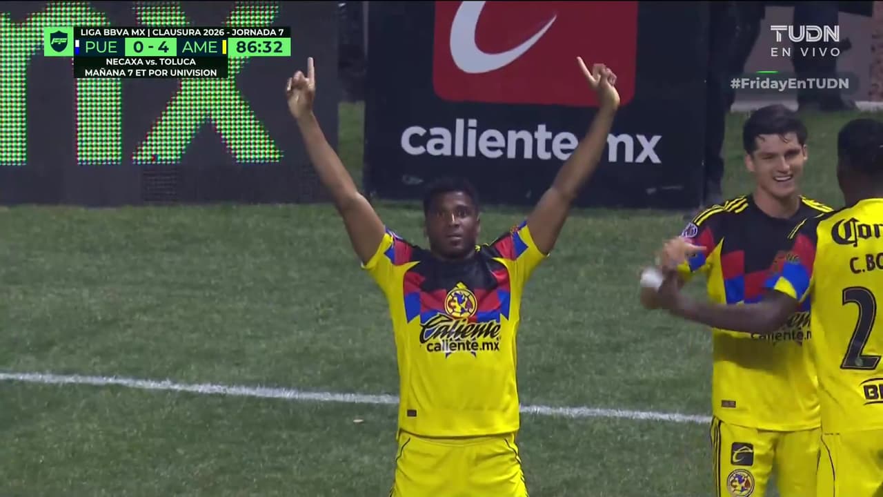 ¡Llega el cuarto gol del América! Así define Raúl 'La Pantera' Zúñiga