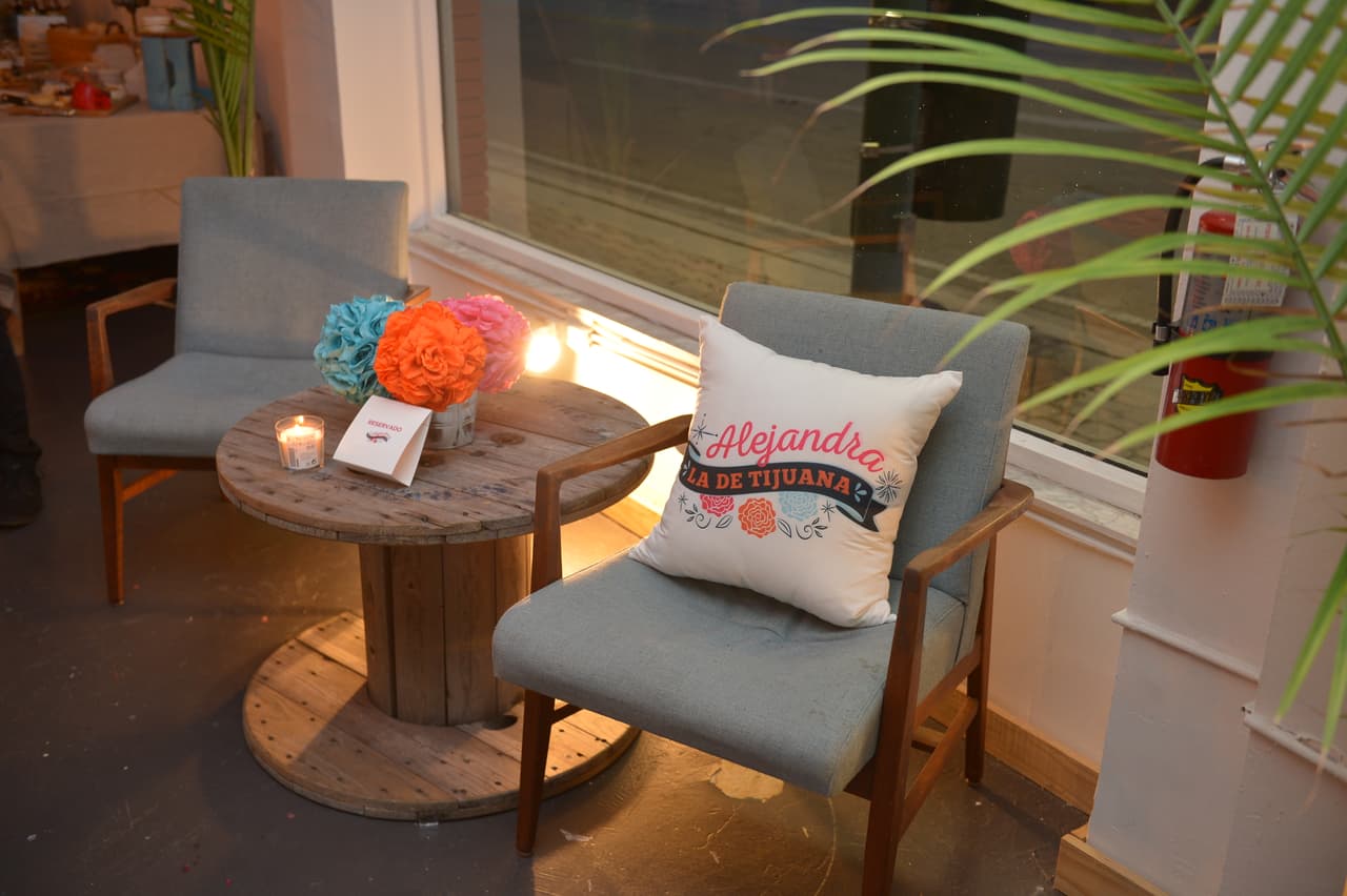 Alejandra quedó feliz con cada detalle que decoró el lugar.