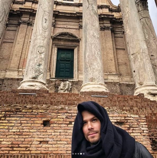 Brandon quedó fascinado con la capital de Italia, se convirtió en uno de "sus lugares favoritos del mundo".