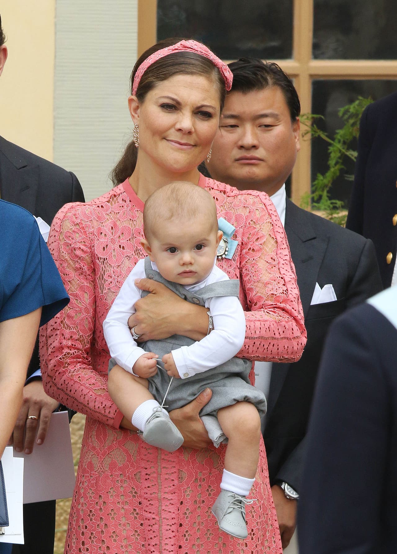 El pequeño Óscar se robó todas las miradas.