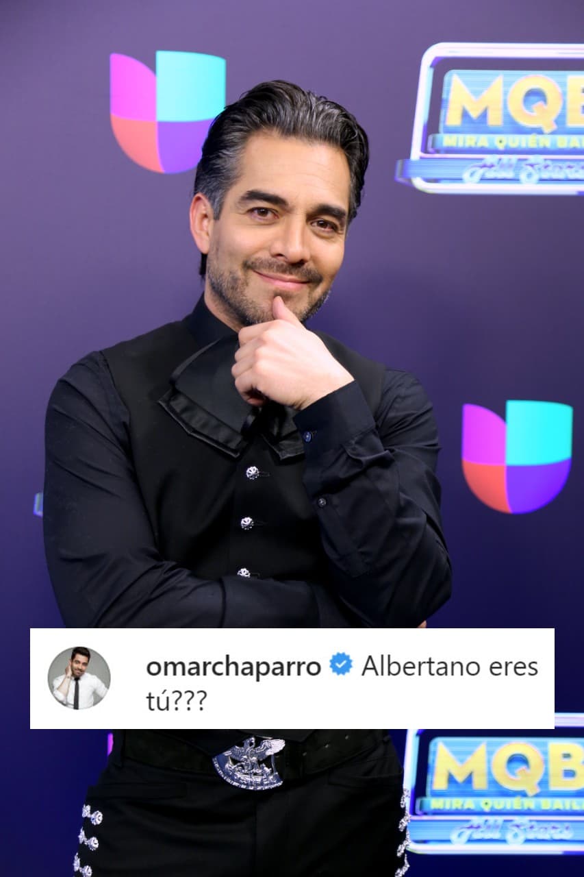 <b>Omar Chaparro</b> fue uno de los famosos que no dudó en resaltar el gracioso parecido entre la actriz y el comediante.
