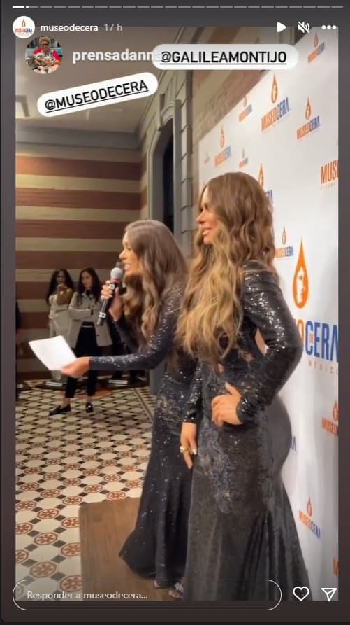 "Aquí van a venir algún día mis bisnietos, mis tataranietos que nunca me conocieron y probablemente me van a ver sin botox", declaró con humor la conductora en la entrevista retomada por El Universal.