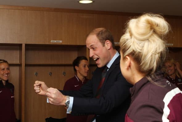 Que consideraran a su pequeña Charlotte la jugadora #1 lo puso de muy buen humor. ¿Lo notan?