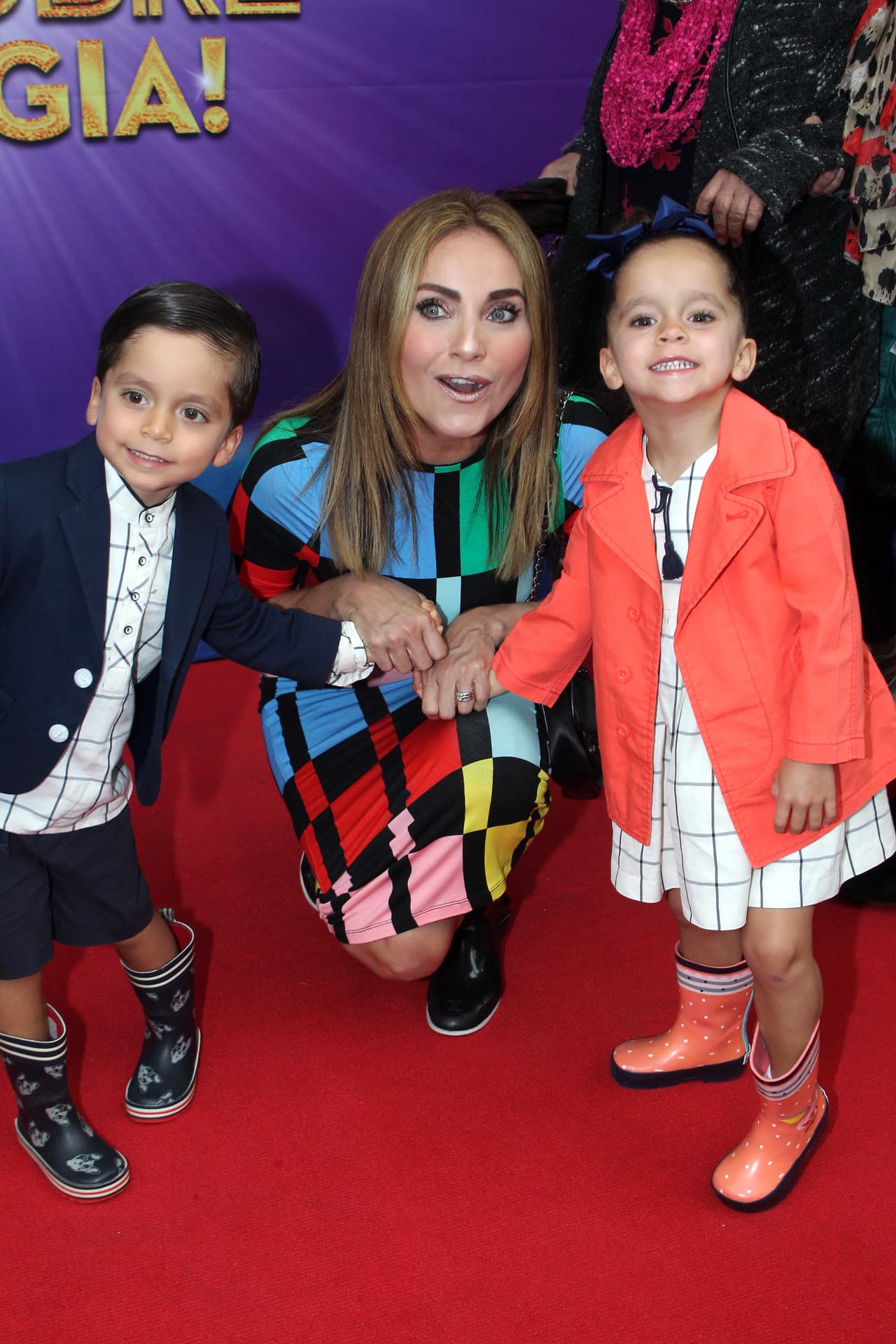 La actriz que comparte créditos en 'La herencia' con Michelle Renaud y Matías Novoa señaló que sus hijos entienden que tiene que salir a trabajar "como la mayoría de las mamás en el mundo". "
<b>Ellos lo entienden porque son niños muy inteligentes</b> y saben que mamá tiene que salir a trabajar", agregó.