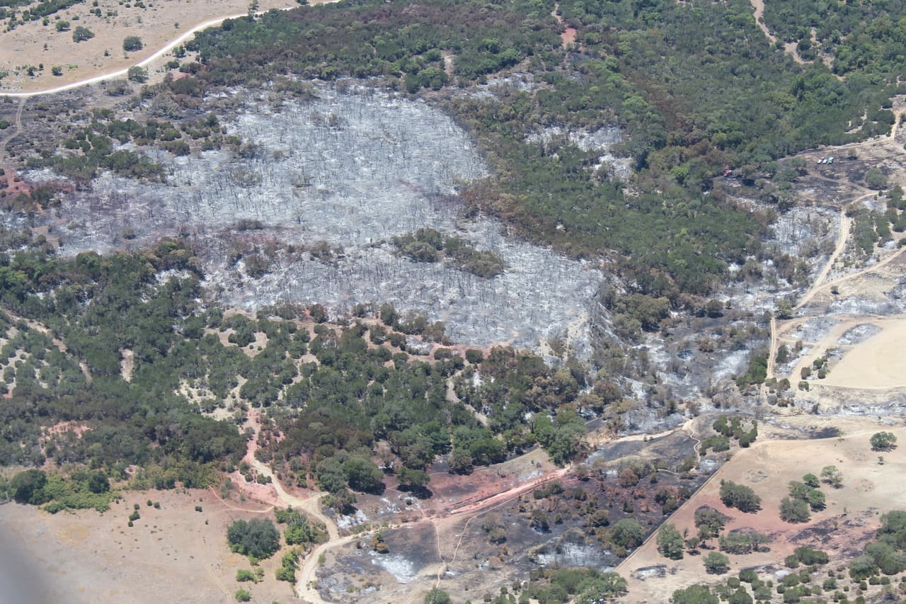Las condiciones del tiempo siguen propensas para fuegos forestales.