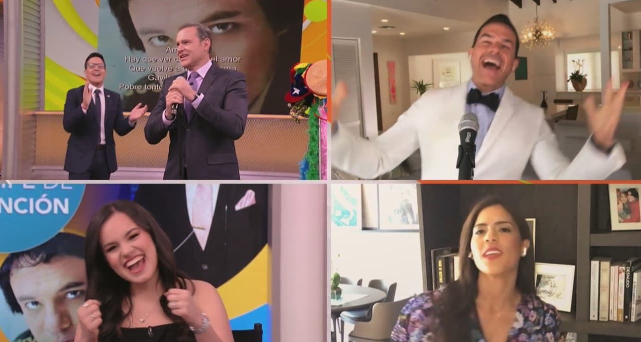 Dejando la tristeza de lado, Sarita disfrutó ver a Alan Tacher hacer su mejor interpretación frente a las cámaras.