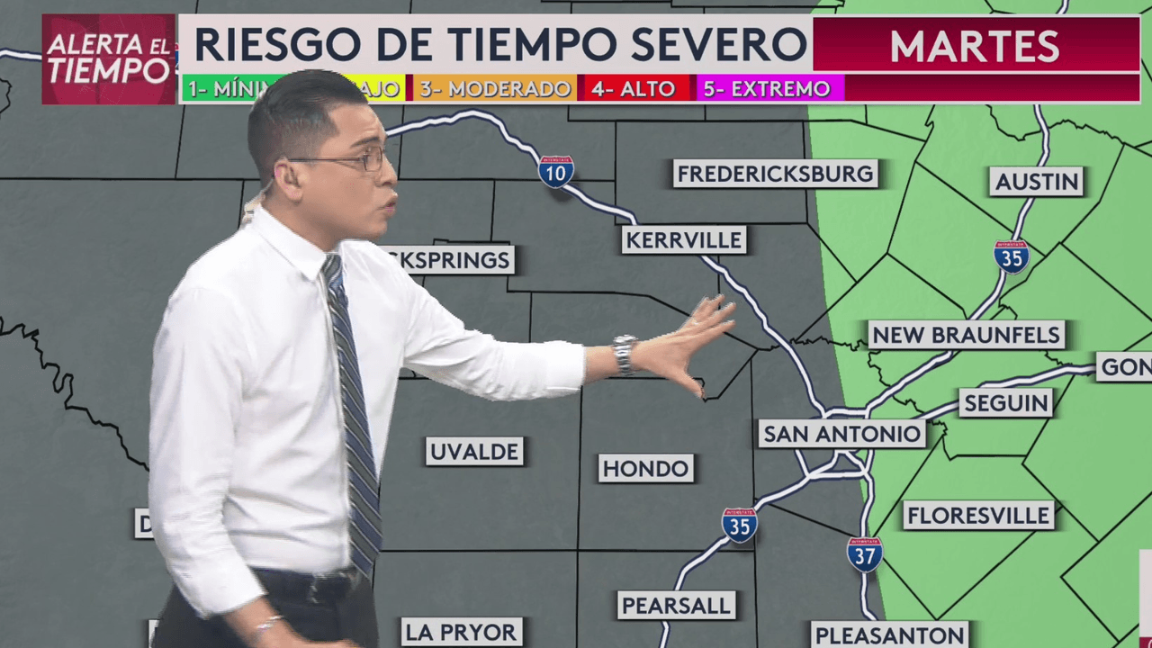 Alerta: hay riesgo por tiempo severo en la región de San Antonio