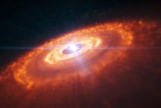ALMA (Atacaca Large Milimeter Array) reveló detalles nunca antes vistos de la formación de un anillo planetario alrededor de una estrella.