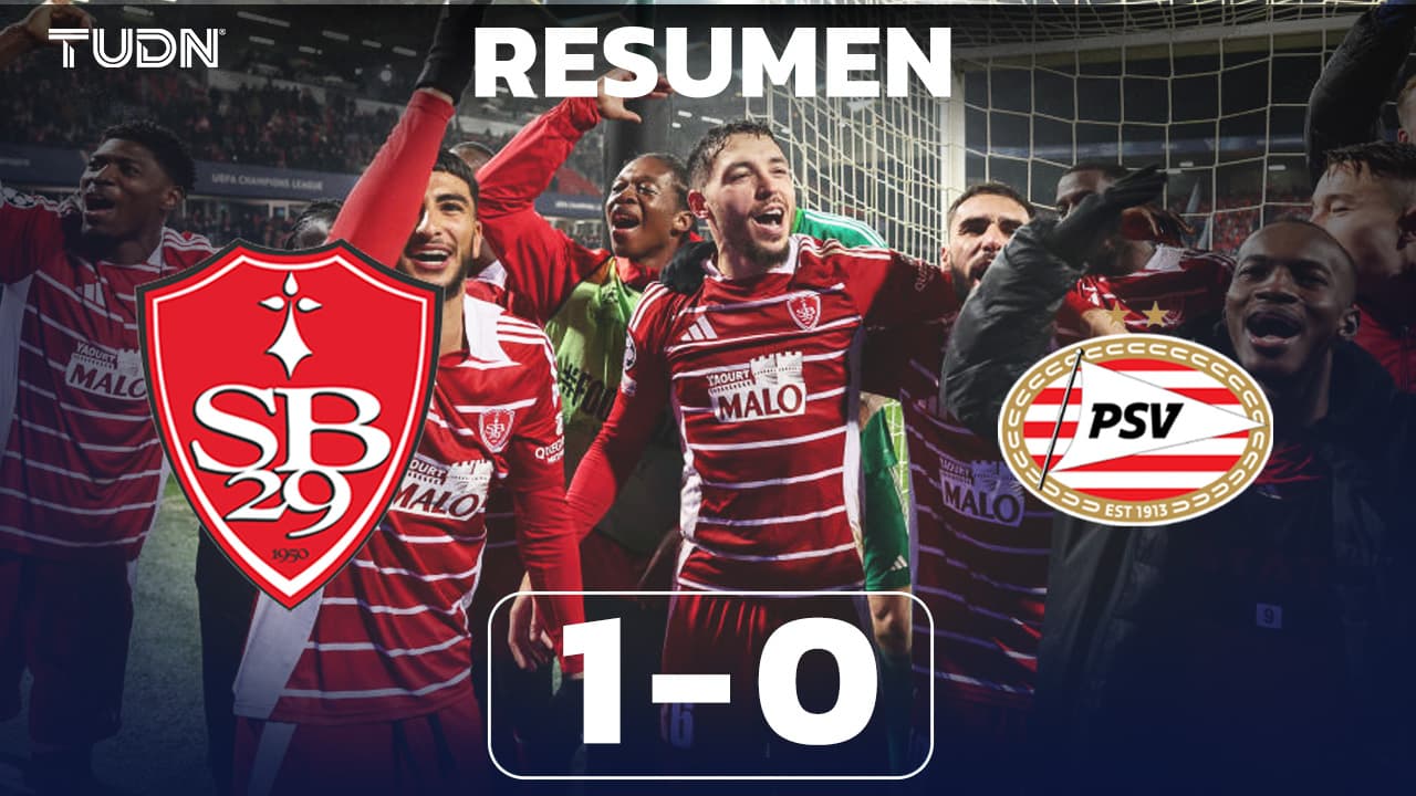 Resumen l PSV cae ante el Brest en el último juego del Chucky en Champions