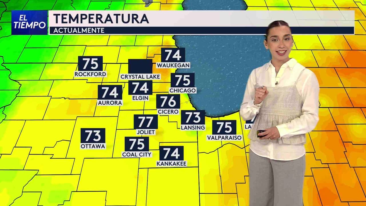 Pronóstico del tiempo hoy en Chicago: 39% probabilidad de lluvia dispersa; el termómetro alcanzará 78 °F