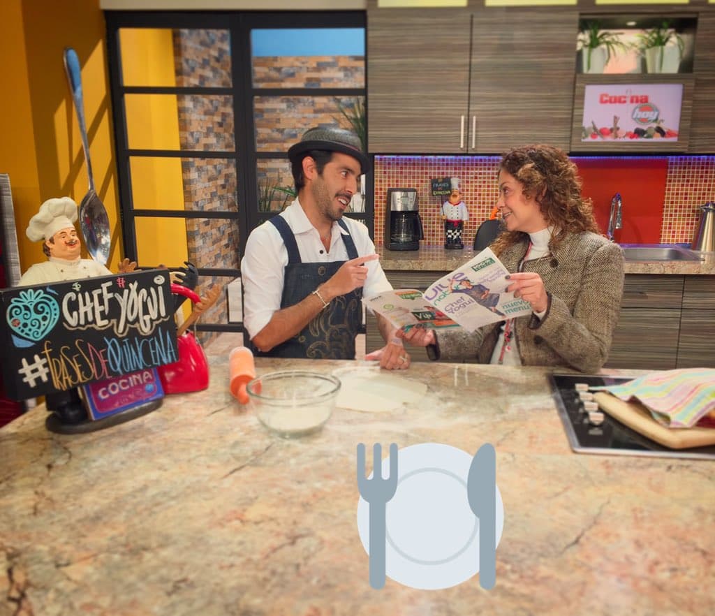El chef Yogui se pone muy feliz cuando tiene invitados en la cocina. Esta vez nos hizo una de sus mejores recetas, carne a la masa.