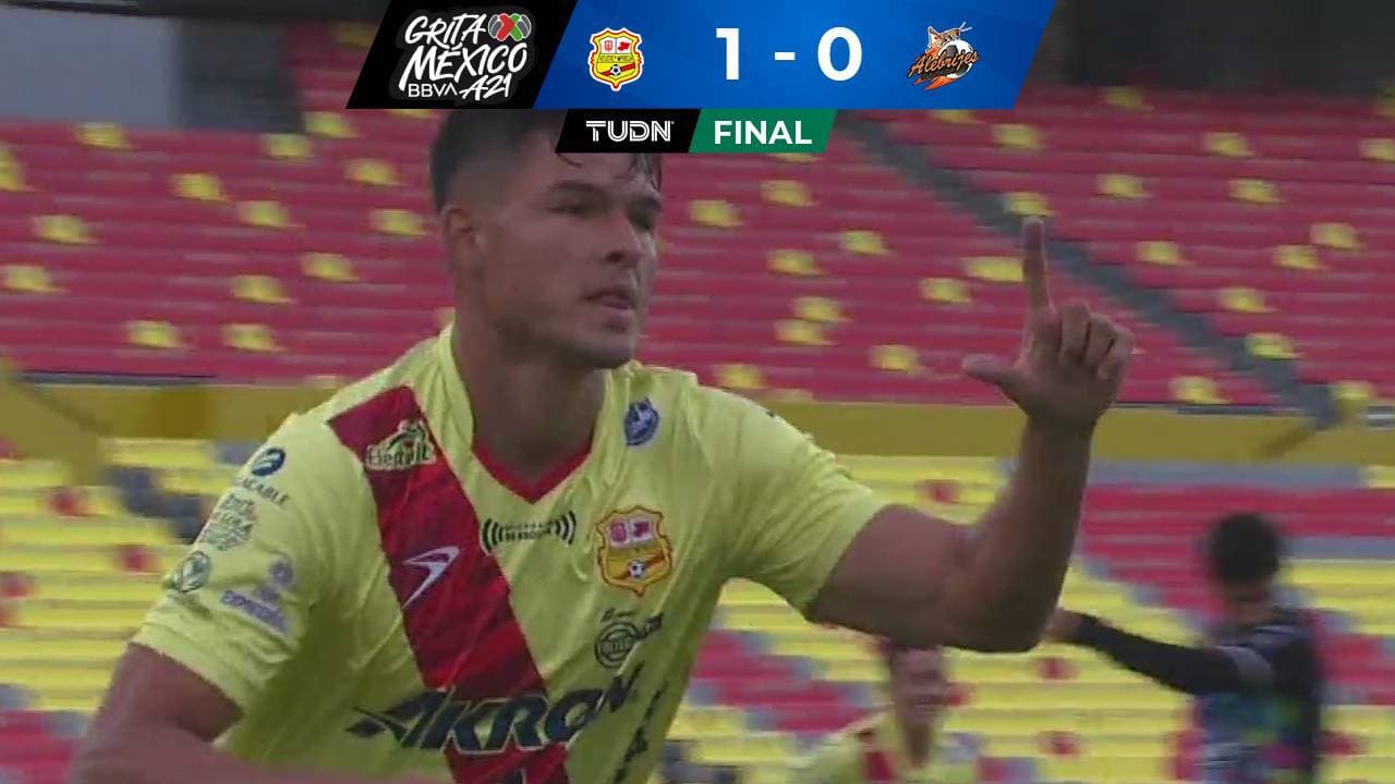Morelia vence 1-0 a Alebrijes y asciende al segundo lugar de la tabla