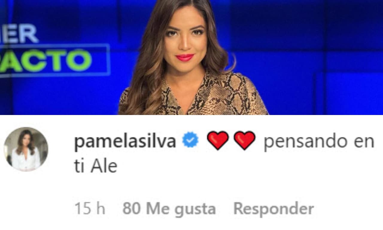 Pamela Silva, de
<b>Primer Impacto</b>, no dejó de pensar en su colega.
<br>
