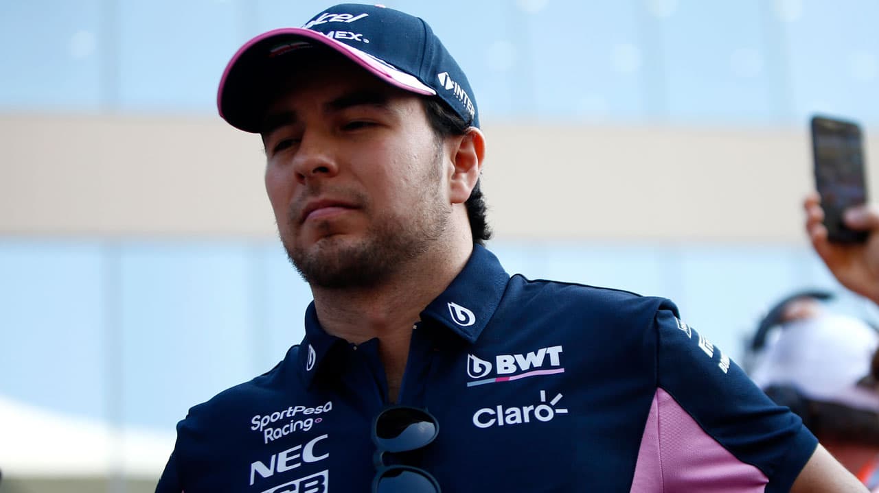 Sergio Pérez a pesar del auto satisfecho de su temporada en la F1
